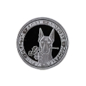 Медаль - символ 2018 года, серебро. Ювелирная компания 